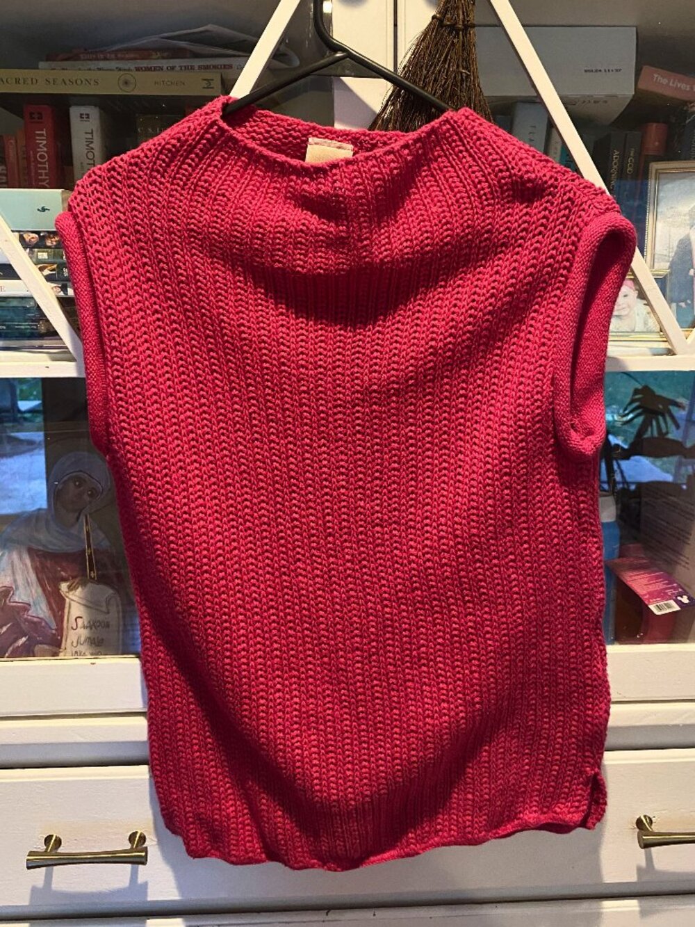 Copper Key Open Knit Sweater Vest
